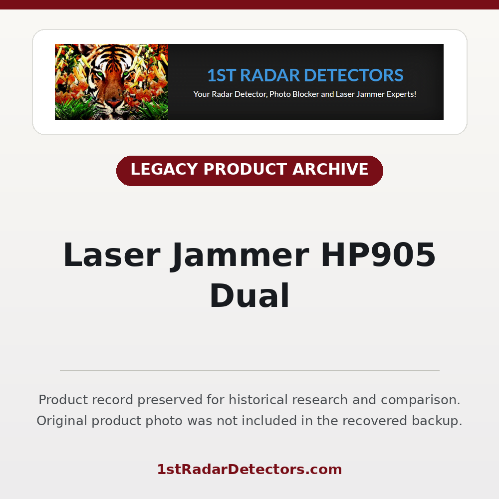Laser Jammer HP905 Dual — original product photo missing from recovered backup