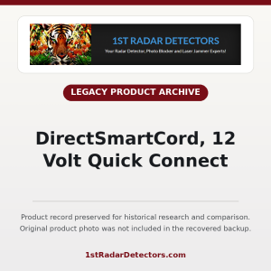DirectSmartCord, 12 Volt Quick Connect — original product photo missing from recovered backup