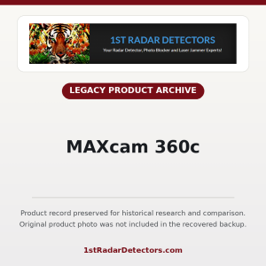 MAXcam 360c — original product photo missing from recovered backup