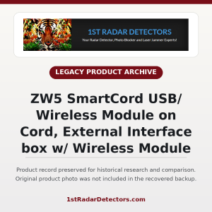 ZW5 SmartCord USB/ Wireless Module on Cord, External Interface box w/ Wireless Module — original product photo missing from recovered backup