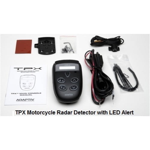 Motorcycle Radar Detector, TPX, Wireless Helmet Alert, LED Alert